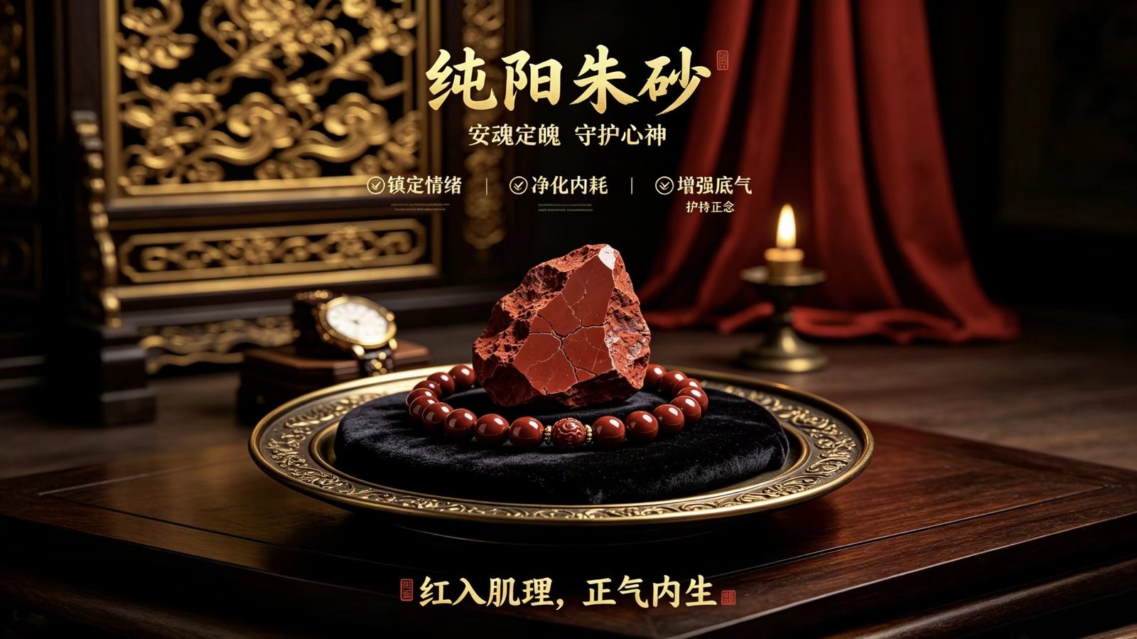 纯阳朱砂手串